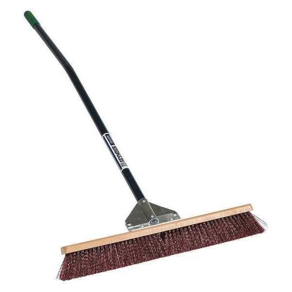 Seymour Midwest Broom, 24", 60", Ergonomic Blue Handle - 82924