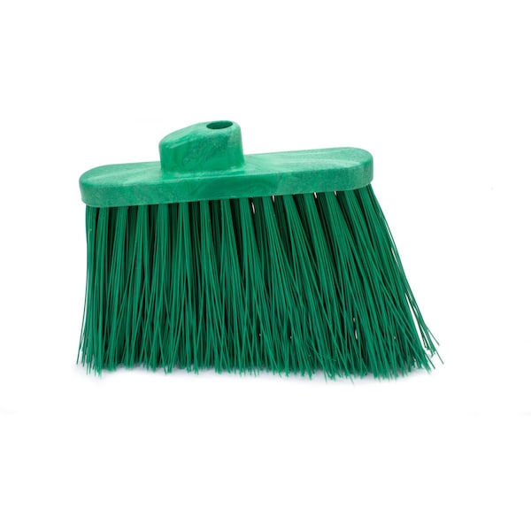 Carlisle Foodservice Hvy-Duty Angle Broom Head, 12", Grn, PK12 - 36868EC09
