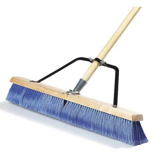 Carlisle Foodservice Fine Sweep Flaggd Plstc Bristle, 24in, PK4 - 367382TC14