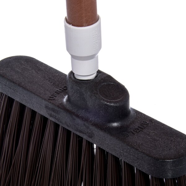 Carlisle Foodservice Angle Broom Unflagged, 56", Brown, PK12 - 41083EC01