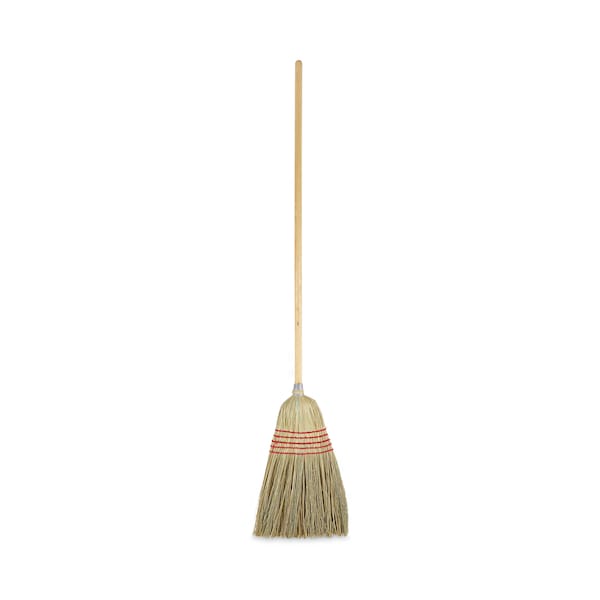 Boardwalk Parlor Broom, Yucca/Corn Fiber Bristles, 56", Wood Handle, PK12 - BWK926YCT