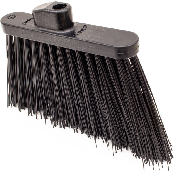 Carlisle Foodservice Hvy-Duty Angle Broom Head, 12", Blk, PK12 - 36868EC03