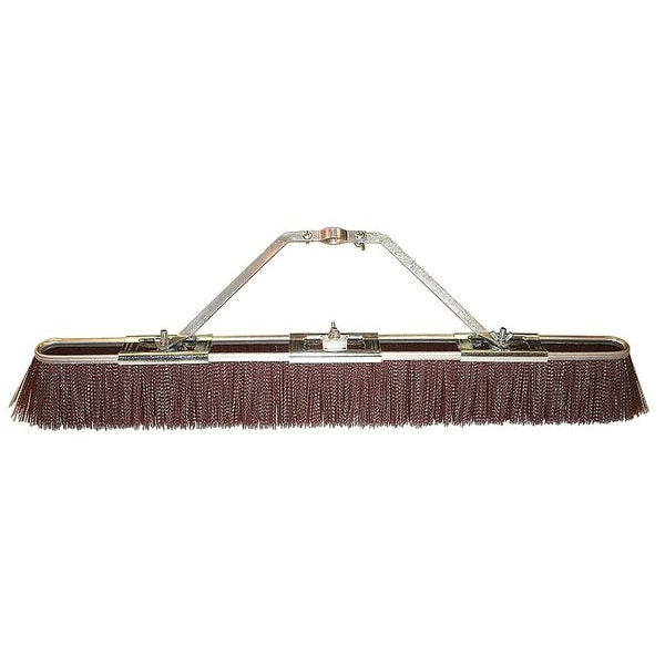 Tough Guy 29 in Sweep Face Push Broom Head, Stiff, Brown - 12L012