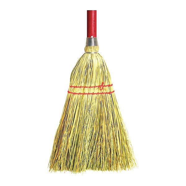 Genuine Joe Lobby Toy Broom34"Wood Handle, Natural, 34" L Handle - GJO12501