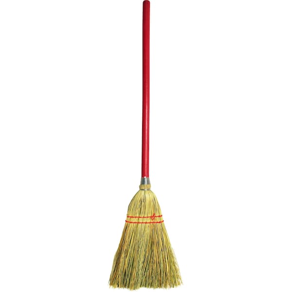 Genuine Joe Lobby Toy Broom34"Wood Handle, Natural, 34" L Handle - GJO12501