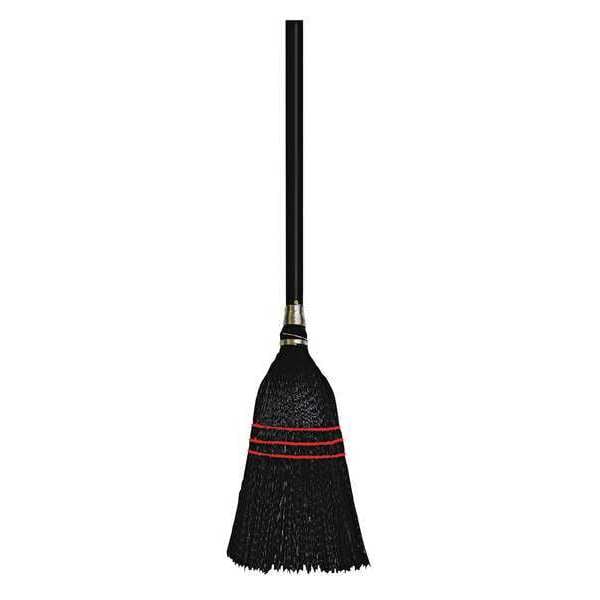 Unisan Poly Bristle Lobby Broom, 38" Handle, PK12 - UNS 951BP