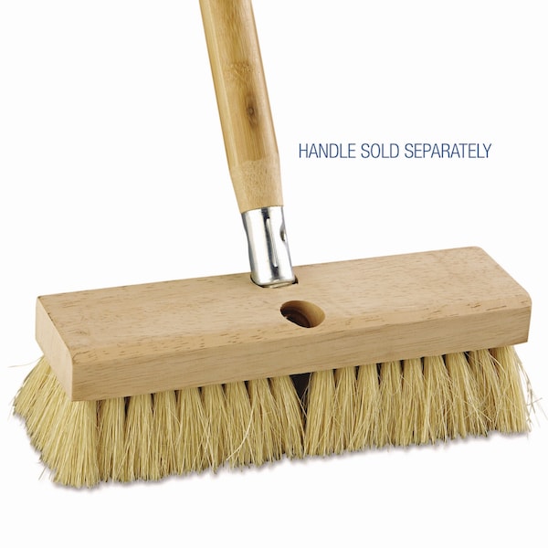 Boardwalk 10 in Sweep Face Broom Head, White - BWK3210
