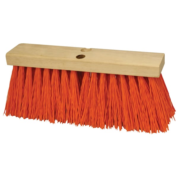 Kraft Tool Heavy Duty Orange Sweeping Broom Hea, 16 - CC264-01