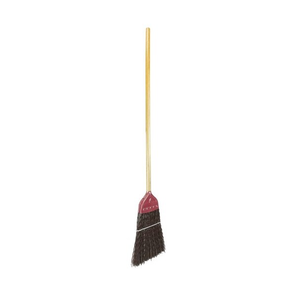 Weiler Metal Cap Upright Broom, Brown Poly Fill, 55" Overall Length - 70325