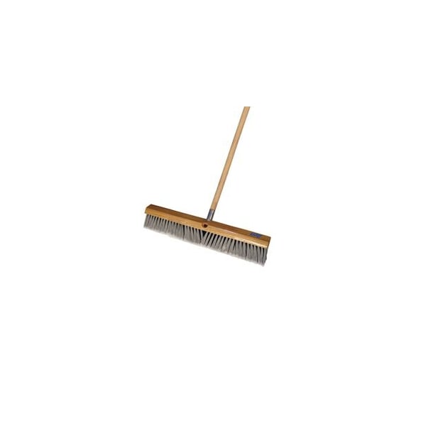 Bon Tool Floor Broom, 3" Silver Tip Flagged, 24", Wood Handle - 84-517