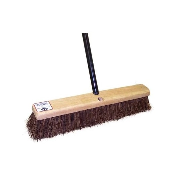 All-Source 18 In. W. x 60 In. L. Metal Handle Heavy-Duty Synthetic Sweep Push Broom - 89200