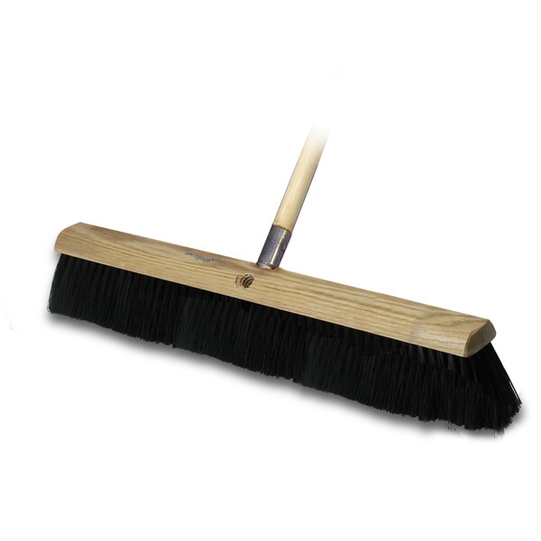 Bon Tool Bon 12-303 Concrete Floor Broom, 24", 5 Foot Wood Handle - 12-303