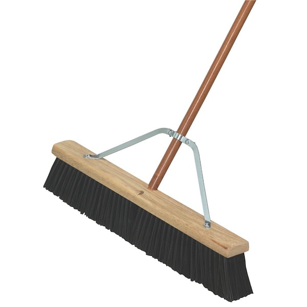 All-Source 24 In. W. x 60 In. L. Wood Handle Garage Push Broom - 89531
