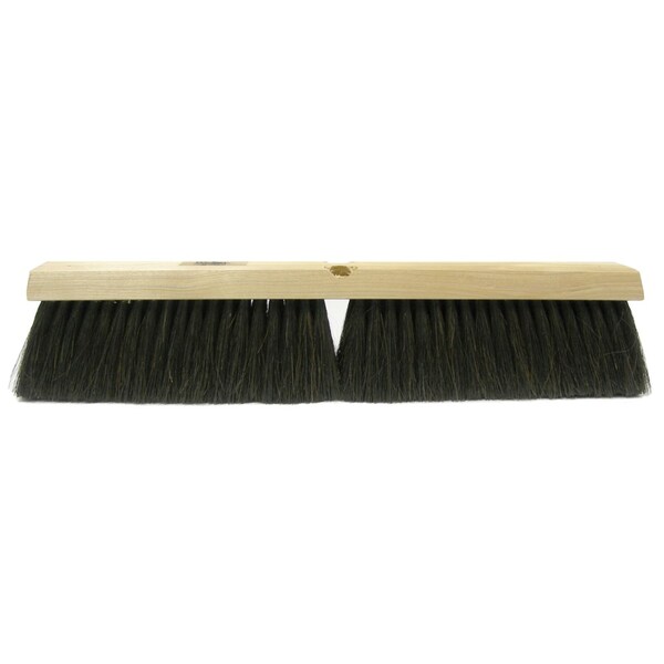 Weiler 24" Fine Sweep Floor Brush Black Horsehair & Polypropylene Fill - 42014