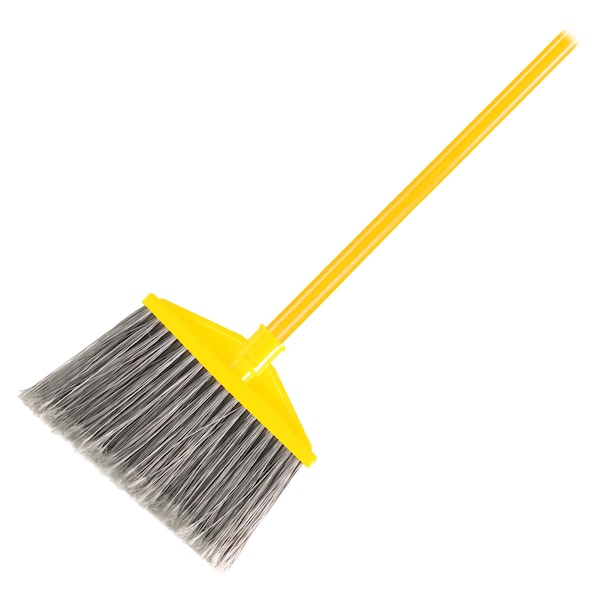 Rubbermaid Commercial Angle Broom, Regular, 10-1/2" W GY, PK 6 - RCP637500GYCT
