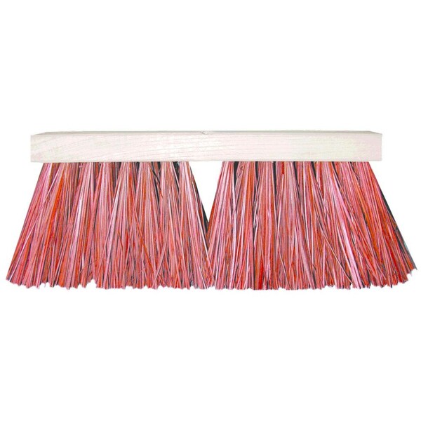 Pferd 89351 16in Heavy Duty Street Broom Red Palmyra Fill, 5in Trim . - 89351-PFERD