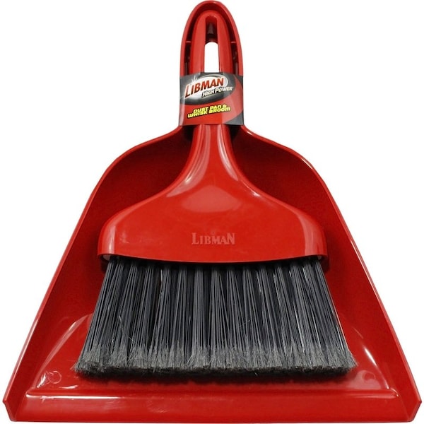 Libman Libman 10 in. W Fine Recycled PET Dust Pan with Whisk Broom - 906