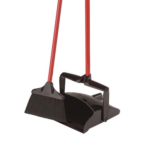Libman Libman High Power 10 in. W Stiff Recycled PET Broom with Dustpan - 919