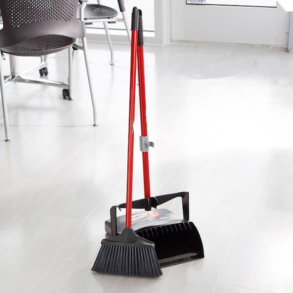 Libman Libman High Power 10 in. W Stiff Recycled PET Broom with Dustpan - 919