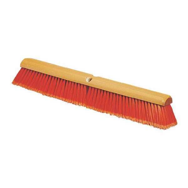 Carlisle Foodservice Flagged PP Sweep, 24in, Orange, PK12 - 4501424