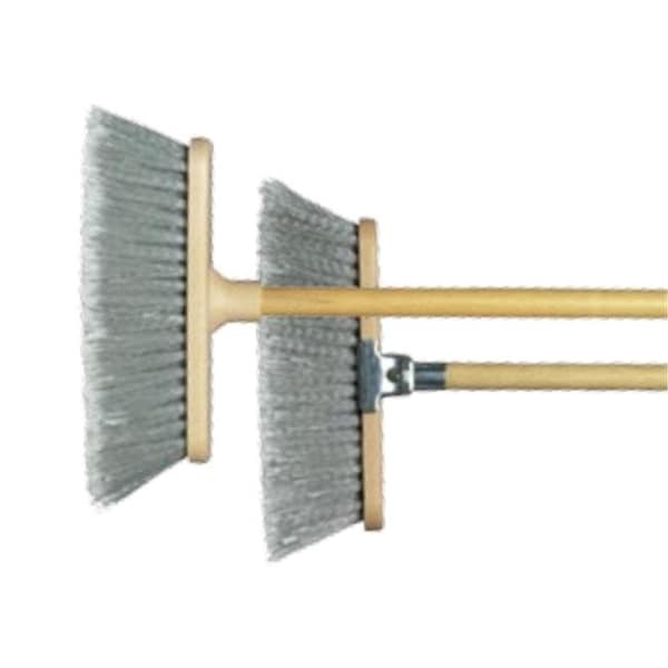 Gordon Brush Milwaukee Dustless Brush 403160 9 In. Flagged Tip Fiber; Plastic Back; Acme Thread; Broom; Case Of 24 - 403160