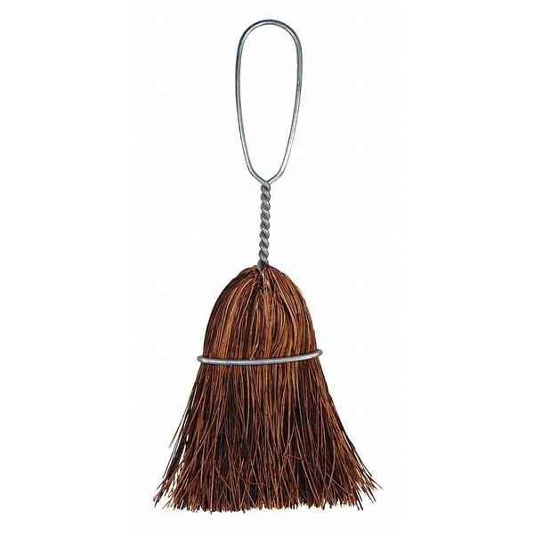 Pferd 5 1/2 in Sweep Face Whisk Broom, Stiff, Natural, Brown - 89379