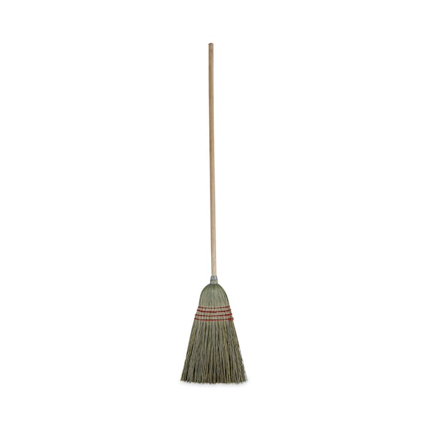 Boardwalk Maid Broom, Mixed Fiber Bristles, 55" Long, Natural, PK12 - BWK920YCT