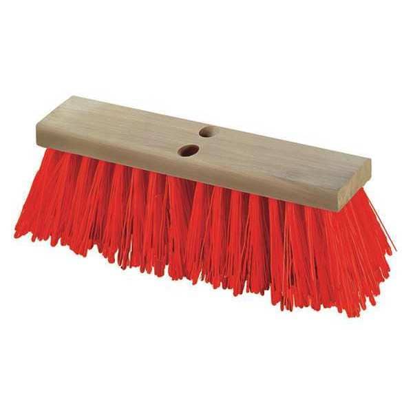 Carlisle Foodservice Flo-Pac, 16in, Heavy PP Sweep, Orange, PK12 - 36111624