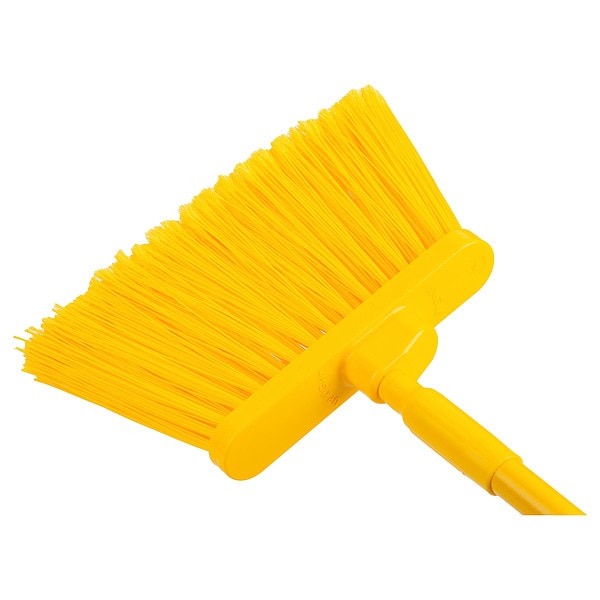 Carlisle Foodservice Angle Broom Flagged Bristle, 56", Yl, PK12 - 41082EC04