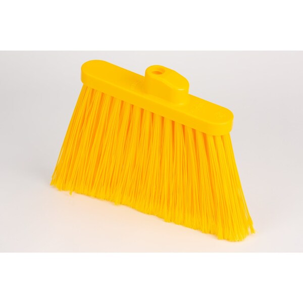 Carlisle Foodservice Angle Broom Flagged Bristle, 56", Yl, PK12 - 41082EC04