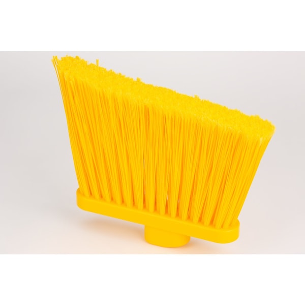 Carlisle Foodservice Angle Broom Flagged Bristle, 56", Yl, PK12 - 41082EC04