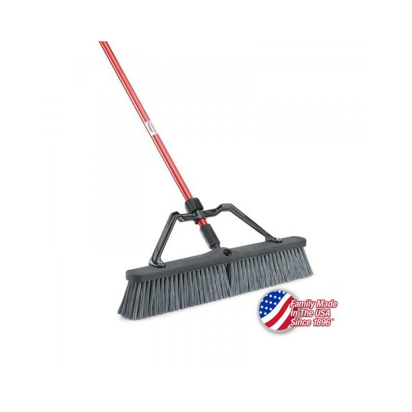 Libman Libman Commercial 24" Rough Sweep - Red Brace Handle - 825 - 825