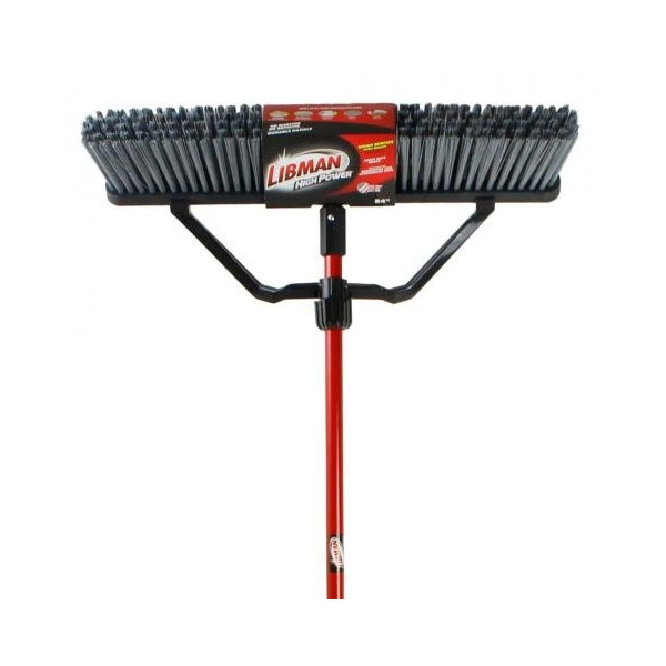 Libman Libman Commercial 24" Rough Sweep - Red Brace Handle - 825 - 825