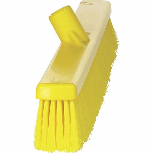 Vikan 24 in Sweep Face Broom Head, Soft, Synthetic, Yellow - 31996