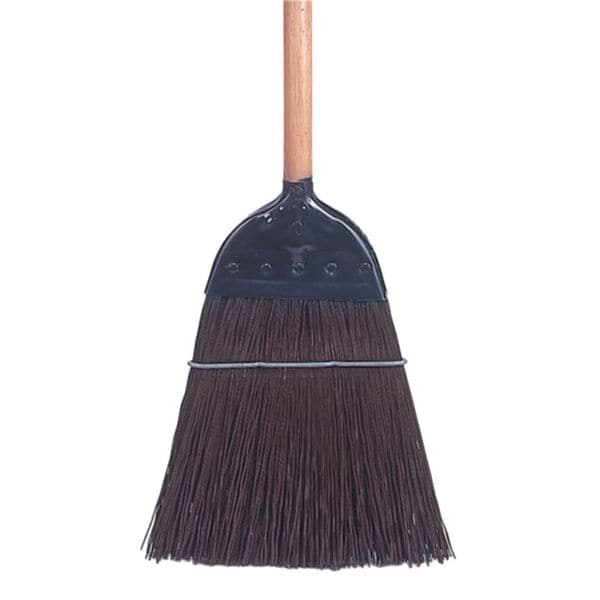 Tough Guy 12 in Sweep Face Corn Broom, Stiff, Natural, Tan - 90769