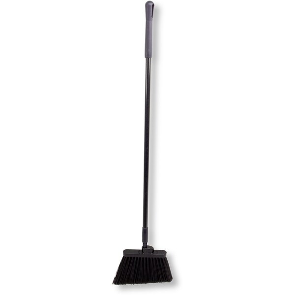 Carlisle Foodservice Angle Broom Flagged Bristle, 56", Blk, PK12 - 41082EC03