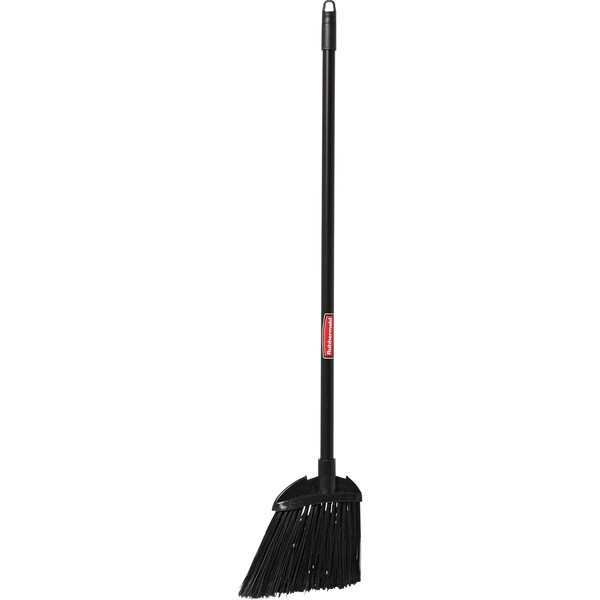 Rubbermaid Commercial Lobby Broom, Black, 28" L Handle - RCP637400BKCT
