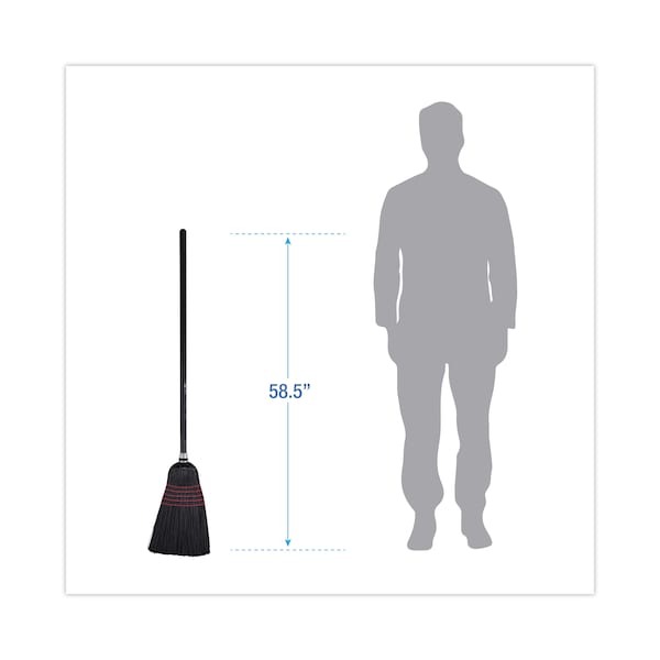 Unisan 10 in Sweep Face Brooms, 3" L Bristles - UNS 930BP