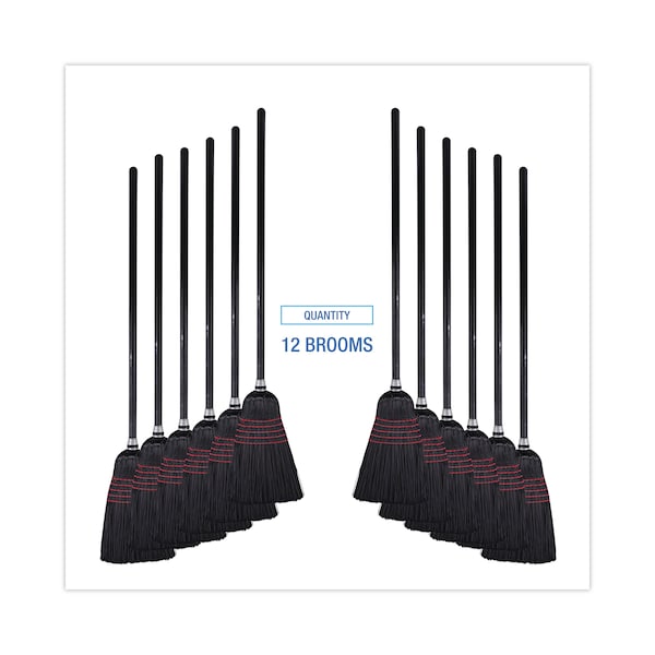 Unisan 10 in Sweep Face Brooms, 3" L Bristles - UNS 930BP