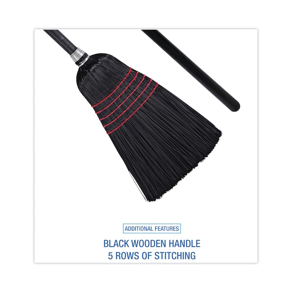 Unisan 10 in Sweep Face Brooms, 3" L Bristles - UNS 930BP