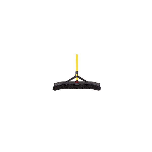Rubbermaid Commercial MAXIMIZER 24IN MED PUSH TO CENTER BROOM - 2186280