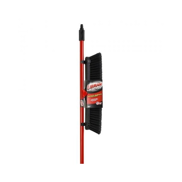 Libman Libman Commercial Push Broom with Resin Block - 18 - Fine-Duty Bristles - - 800