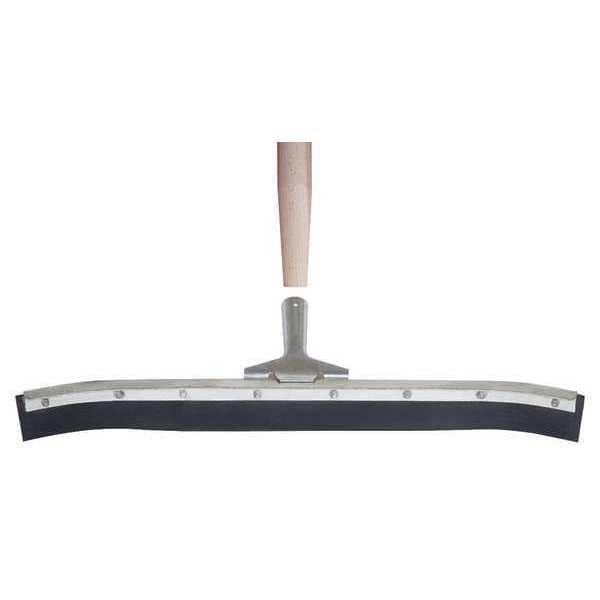 Tough Guy Floor Squeegee, Single-Blade, 36 in, Neoprene, Includes Handle, Not Threaded, Black - 59JM38