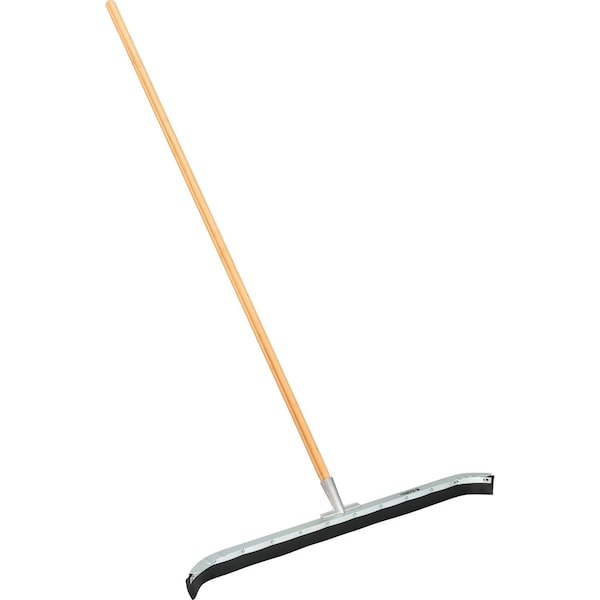 Global Industrial 36 Curved Floor Squeegee With Wood Handle - 641539