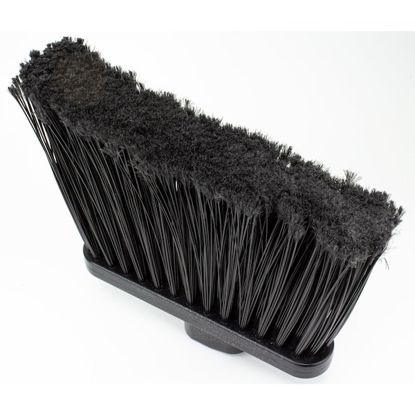 Carlisle Foodservice Med-Duty Angle Broom Head, 12", Blk, PK12 - 36867EC03