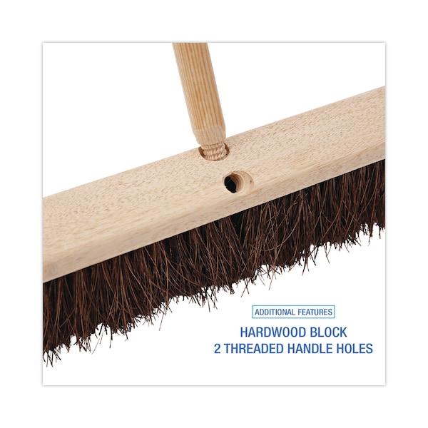 Boardwalk 24 in Sweep Face Broom Head, Natural - BWK20124