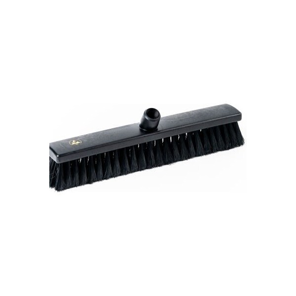 Lpd Trade LPD Trade ESD, Anti-Static Broom, Base only, 15-3/4in, Black - - C25155