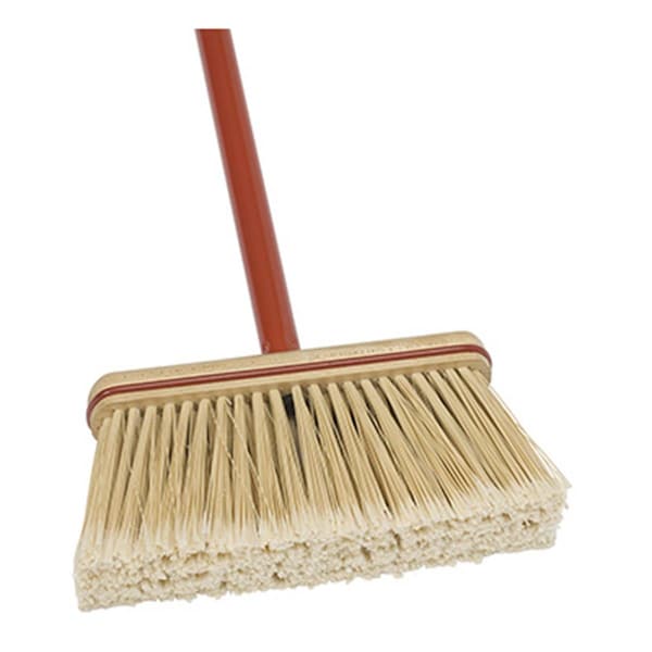 Light House Beauty 10516A-1 9 in. Harper Assembled Upright Broom, Beige - LI2503904