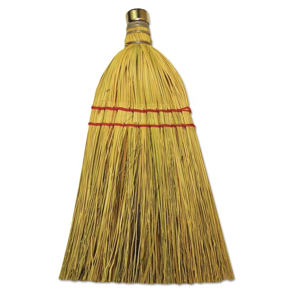 Boardwalk Mixed Fiber Whisk Brooms, Corn/Synthetic Fiber Bristles, 12 in. Length, Natural, 12PK - BWK951WY