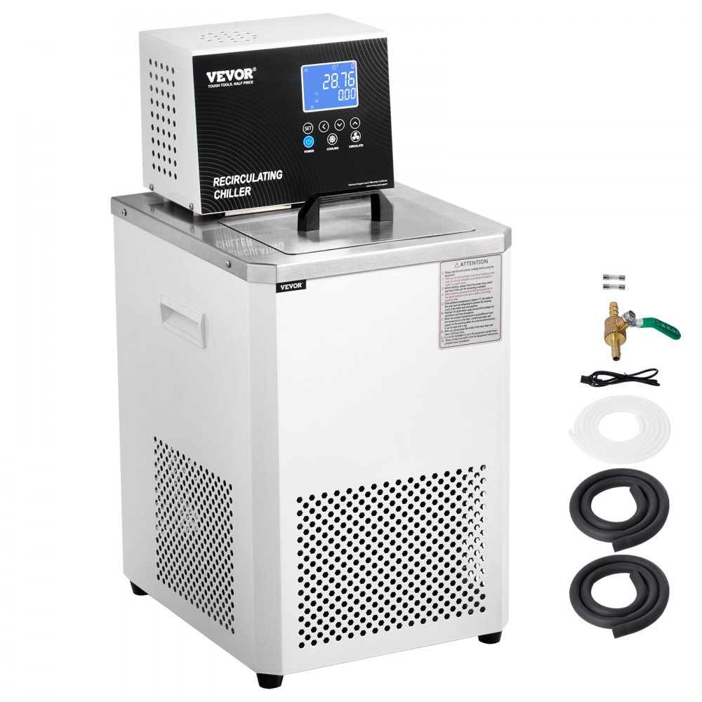 VEVOR Laboratory Chiller Circulator 6L Lab Recirculating Chiller 23°F-212°F - SYSXHLQQ6L50FGTJAV1